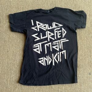 Matt and Kim band shirt